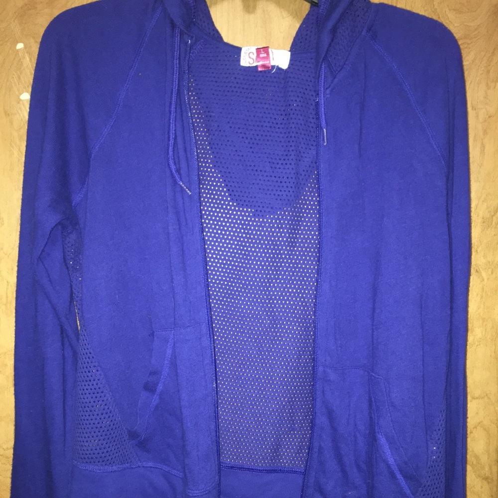 blue light jacket